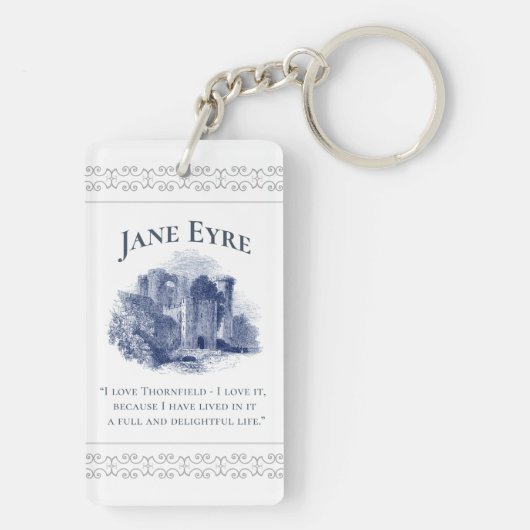 Jane Eyre - I Love Thornfield - Castle Sleutelhang Sleutelhanger (achterkant)