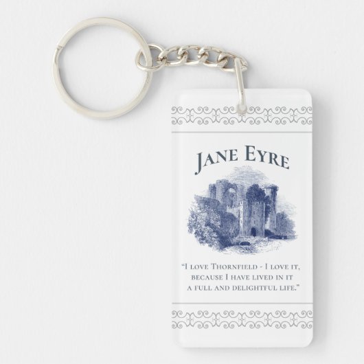 Jane Eyre - I Love Thornfield - Castle Sleutelhang Sleutelhanger (Voorkant)