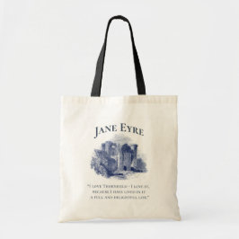 Jane Eyre - I Love Thornfield - Castle Tote Bag
