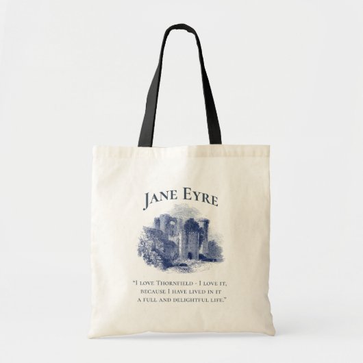 Jane Eyre - I Love Thornfield - Castle Tote Bag (Voorkant)