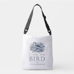 Jane Eyre - ik ben geen vogel - vogel Crossbody Tas
