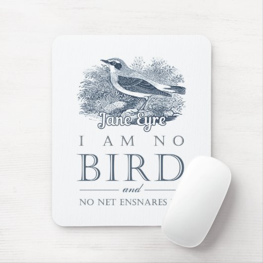 Jane Eyre - ik ben geen vogel - vogel Muismat (Met muis)