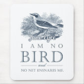 Jane Eyre - ik ben geen vogel - vogel Muismat (Voorkant)