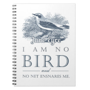 Jane Eyre - Ik ben geen vogel - vogel Notitieboek