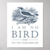 Jane Eyre - ik ben geen vogel -  vogel Poster (Voorkant)