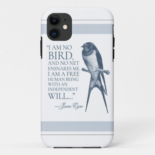 Jane Eyre - ik ben geen vogel - Zwauw Case-Mate iPhone Case (Achterkant)