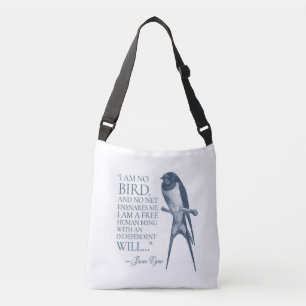 Jane Eyre - ik ben geen vogel - Zwauw Crossbody Tas
