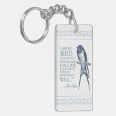 Jane Eyre - ik ben geen vogel - Zwauw Sleutelhanger (Voorkant Links)