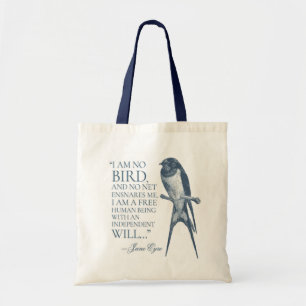 Jane Eyre - ik ben geen vogel - Zwauw Tote Bag