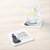 Jane Eyre in Kaap en Bonnet Kartonnen Onderzetters (Insitu)