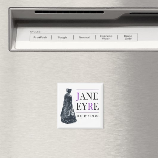 Jane Eyre in Kaap en Bonnet Magneet (Insitu (Vaatwasser))
