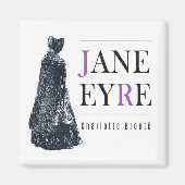 Jane Eyre in Kaap en Bonnet Magneet (Voorkant)