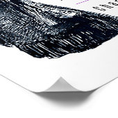 Jane Eyre in Kaap en Bonnet Poster (Hoek)