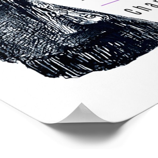 Jane Eyre in Kaap en Bonnet Poster (Hoek)