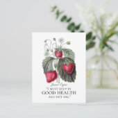 Jane Eyre - Keep in Good Health - aardbeien Briefkaart (Staand voorkant)