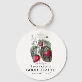 Jane Eyre - Keep in Good Health - aardbeien Sleutelhanger