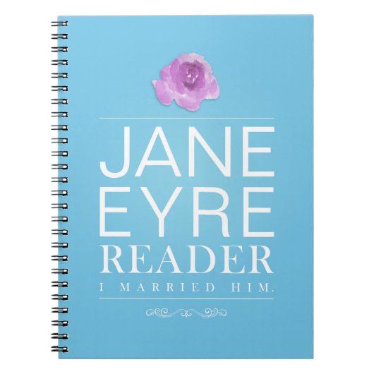 Jane Eyre - Lezer ik trouwde hem - Tekst Notitieboek (Voorkant)