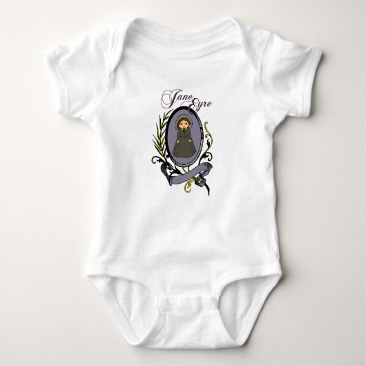 Jane Eyre Little Literary Classics baby shirt (Voorkant)