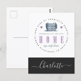 Jane Eyre - Mijn enige huis - voeg Jouw naam toe Briefkaart