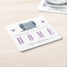 Jane Eyre - Mijn enige thuis - Huis Kartonnen Onderzetters