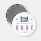 Jane Eyre - Mijn enige thuis - Huis Magneet (Voorkant / Achterkant)