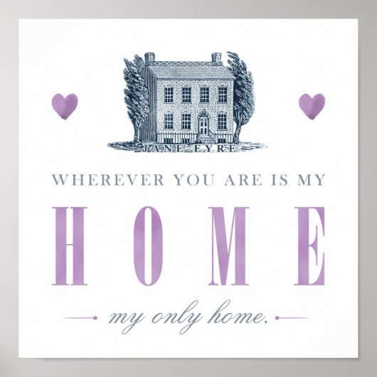 Jane Eyre - Mijn enige thuis - Huis Poster (Voorkant)