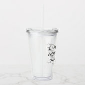 Jane Eyre Quote I Acryl Drinkbeker (Rechts)