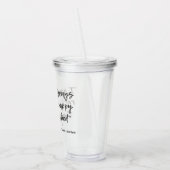 Jane Eyre Quote I Acryl Drinkbeker (Links)