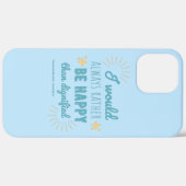 Jane Eyre Quote I - Blue Edition Case-Mate iPhone Case (Achterkant (horizontaal))