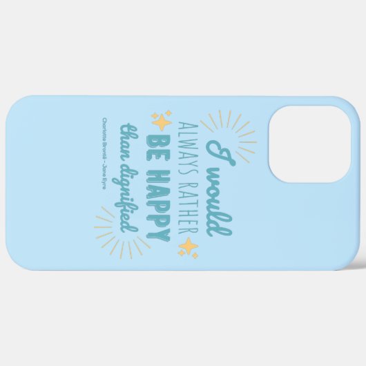 Jane Eyre Quote I - Blue Edition Case-Mate iPhone Case (Achterkant (horizontaal))