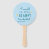 Jane Eyre Quote I - Blue Edition Handwaaier (Voorkant)