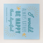 Jane Eyre Quote I - Blue Edition Legpuzzel (Horizontaal)