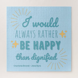 Jane Eyre Quote I - Blue Edition Legpuzzel