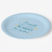 Jane Eyre Quote I - Blue Edition Papieren Bordje (Gekanteld)