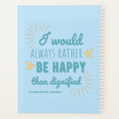 Jane Eyre Quote I - Blue Edition Planner (Achterkant)