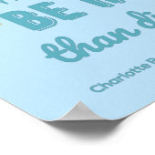 Jane Eyre Quote I - Blue Edition Poster (Hoek)