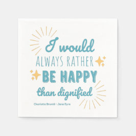 Jane Eyre Quote I - Blue Edition Servet