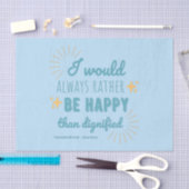 Jane Eyre Quote I - Blue Edition Tissuepapier (Craft)