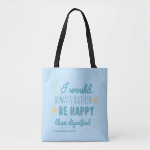 Jane Eyre Quote I - Blue Edition Tote Bag