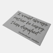 Jane Eyre Quote I Deurmat (Schuin)