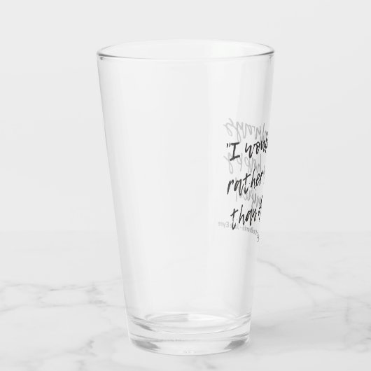 Jane Eyre Quote I Glas (Rechts)