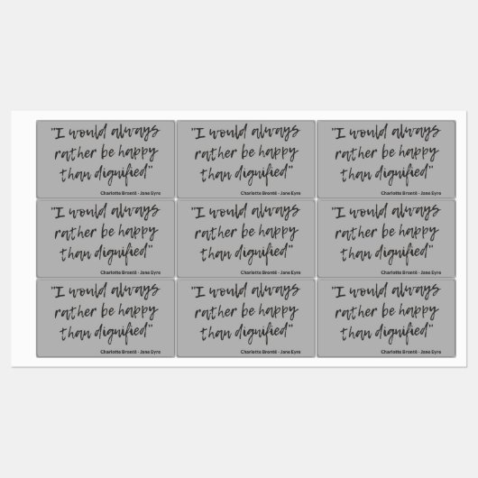 Jane Eyre Quote I Labels (Vel)