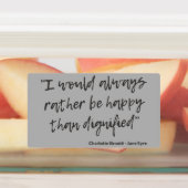 Jane Eyre Quote I Labels (Aangebracht)