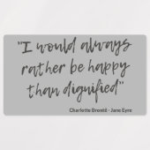 Jane Eyre Quote I Labels (Design 1)