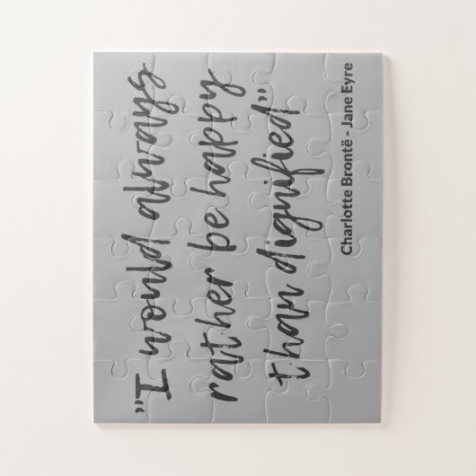 Jane Eyre Quote I Legpuzzel (Verticaal)