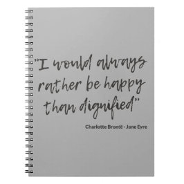 Jane Eyre Quote I Notitieboek