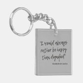Jane Eyre Quote I Sleutelhanger (Voorkant Links)