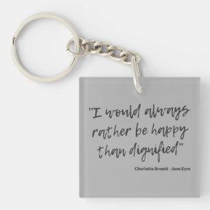 Jane Eyre Quote I Sleutelhanger