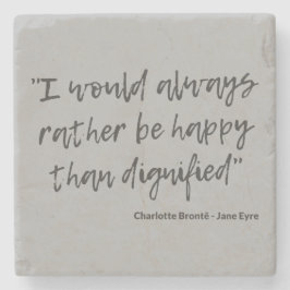 Jane Eyre Quote I Stenen Onderzetter