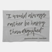 Jane Eyre Quote I Theedoek (Horizontaal)